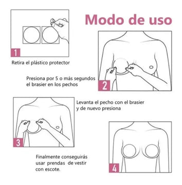 Tapa Pezón Invisible Cubre Pezón Pezonera Silicona