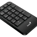 Teclado Numerico Inalambrico Para Pc O Notebook Genius 1000 Teclado Negro Idioma Español Latinoamérica