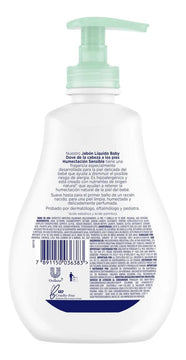 Jabon Liquido Corporal Dove Baby Hidratacion Sensible 400ml