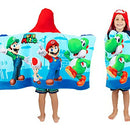 Toalla Con Capucha Super Mario Para Baño Y Playa