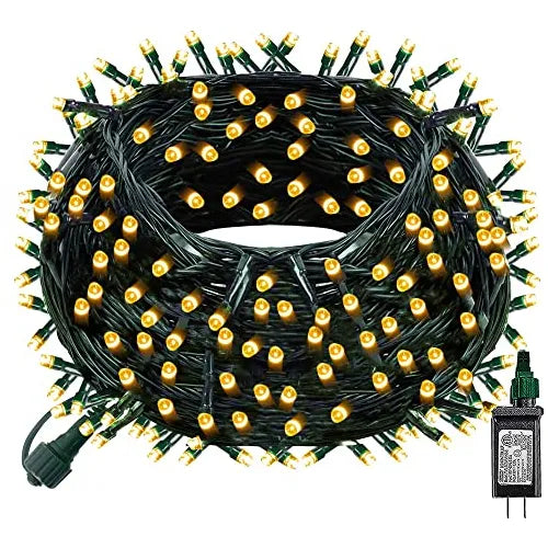 Cadena De Luces Navideñas, 100 Led De 33 Pies De Luces De Ha
