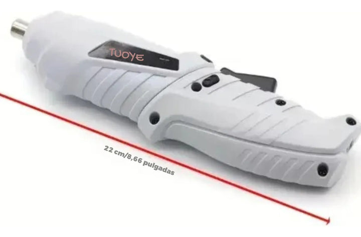 Destornillador Inalámbrico Recargable Eléctrico Impacto - Gris