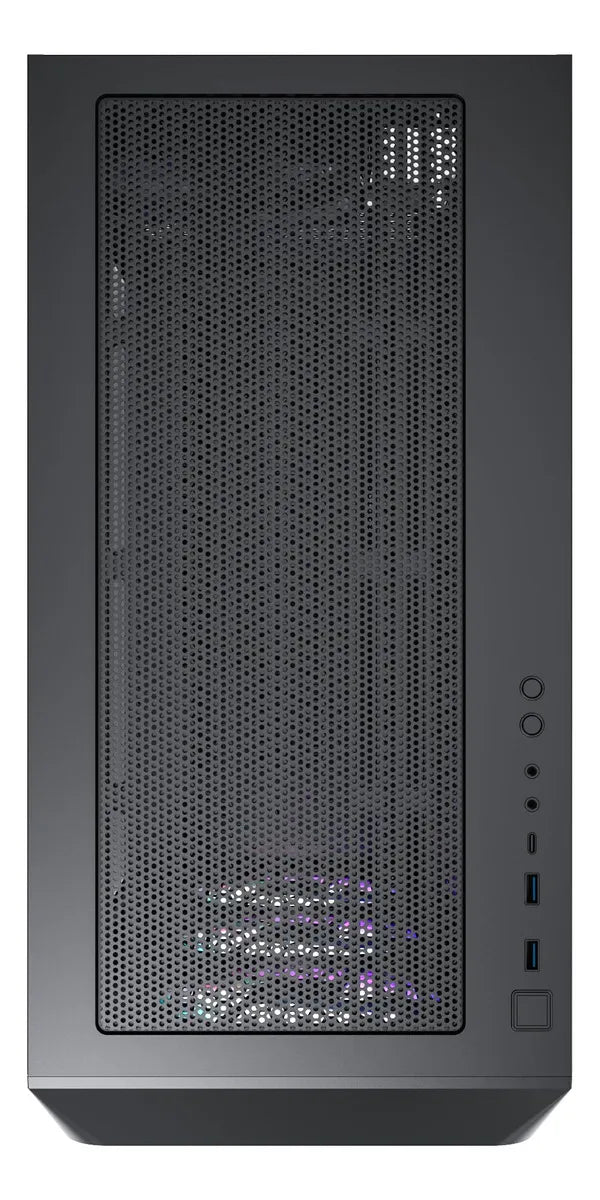 Montech Air 903 Max, E-atx Mid Tower Case, Alto Flujo De Aire, 3 X 140 Mm Argb Pwm Y 1 X 140 Mm Pwm Ventiladores Preinstalados, Panel Lateral De Vidrio Templado, Malla Frontal, Tipo C, Soporte 4090