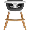 Silla De Comer Carestino Neo Gris Oscuro Doble Bandeja 2 En1