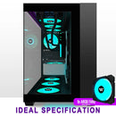 Amanson Funda Para Pc Preinstala 9 Ventiladores Argb, Atx Mi