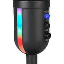 Micrófono Pc Luces Rgb Transmisión Videojuegos Usb Aux 3.5mm Diseño 1