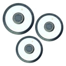 Juego De Sartenes En Mármol Renahouse Tapa De Vidrio 6 Pcs Color Negro