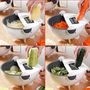 Cortador De Verduras De Cesta Húmeda De Cocina Multifunción
