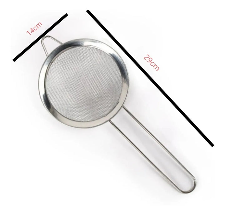 Colador Metálico Cernidor Acero Inoxidable Fritos Fruta