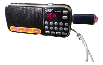 Radio Bolsillo Digital Recargable Am Fm Usb Mp3 Sonido Hi Fi