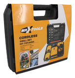Taladro Atornillador Inalámbrico 10mm Maxtools MT-TOTAINH 24v 23nm 27 Accesorios