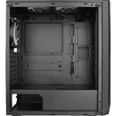 Chasis Caja Atx Gamer Iceberg Crystal G11 + 4 Fans Argb Negro