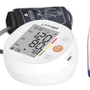 Tensiómetro Digital De Brazo Doble Usuario Gmd + Termometro Blanco