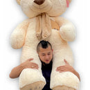 Oso De Peluche Gigante 1,85mts + Obsequios Perfumado Beige