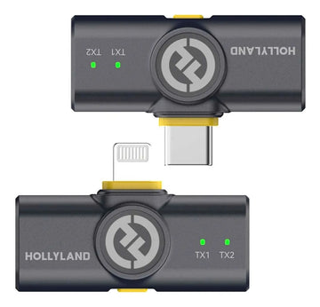 Micrófonos Inalámbricos Hollyland Lark M2 Duo Combo Negro