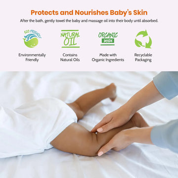 Mommy Care Aceite De Masaje Para Bebés, Fórmula Natural V.