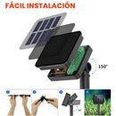 Luces Navideñas 10 Metros Panel Solar Rgb Secuencial Decora