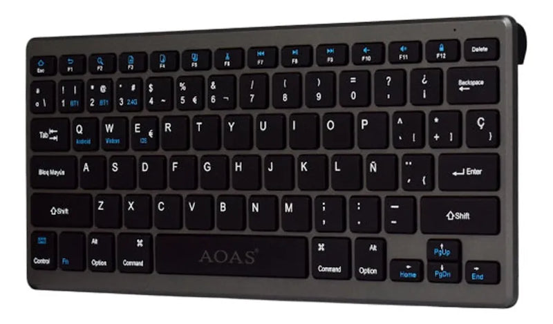 Kit De Teclado Y Mouse Inalámbrico De 2.4 Ghz Para Pc Tablet Mouse Gris Teclado Negro