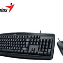 Kit de teclado y mouse Genius KM-200 Español de color negro