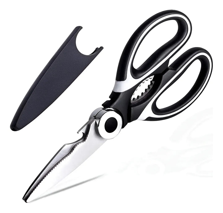 Tijeras Para Uso En La Cocina Acero Inoxidable Resistentes Negro