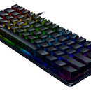 Teclado gamer Razer Huntsman Mini QWERTY Razer Purple inglés US color negro con luz RGB