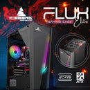 Caja Gabinete Gamer Iceberg Flux Elite Argb Vidrio Fan 120 Negro