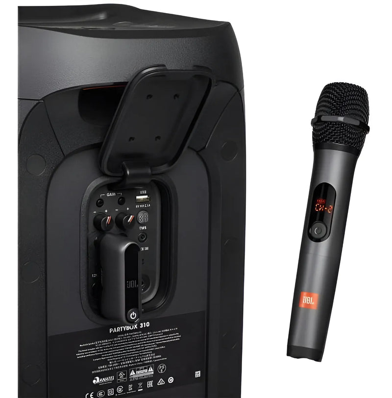 Micrófonos JBL MICBR2 Inalámbrico Cardioide color negroS