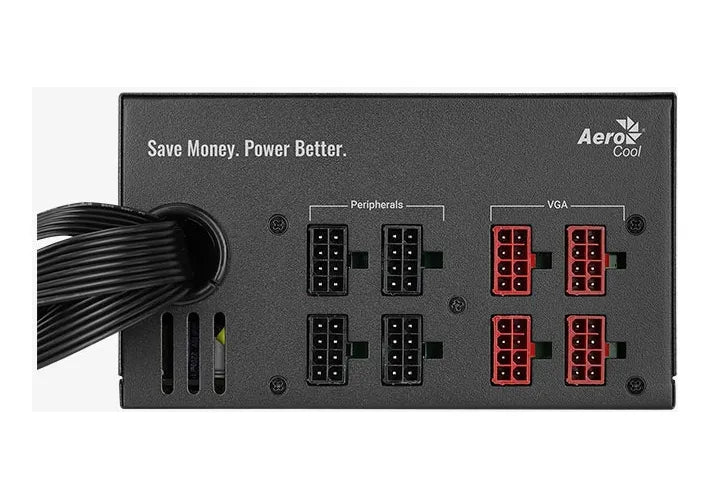 Fuente De Poder Aerocool Kcas Plus 1200w 80 Plus Gold Negro