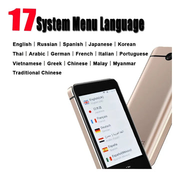 Traductor De Voz Instantáneo Sin Internet + 100 Idiomas Full Dorado Oscuro