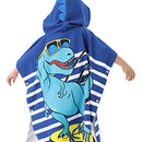 Poncho De Toalla De Dinosaurio Con Capucha Para Ninos