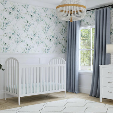 Cuna 3 En 1 Convertible A Cama Infantil Y Sofá Blanca