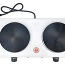 Estufa Electrica Premium 2 Puestos Blanco