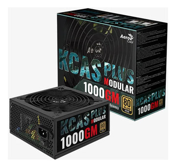 Fuente De Poder Aerocool Kcas Plus Gm 1000w 80 Plus Gold Negro