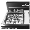 Estufa De Piso Abba 4 Puestos Gas Natural Ab 100-5n N Color Negro