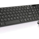 Combo Teclado Numérico Y Mouse Óptico K-06 Inalámbrico Usb Teclado Negro