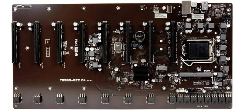 Placa Motherboard Biostar Tb360-btc D+ Lga1151 Criptomonedas Negro