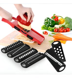 Rebanadora de mandolina 6 en 1 y cortadora de verduras