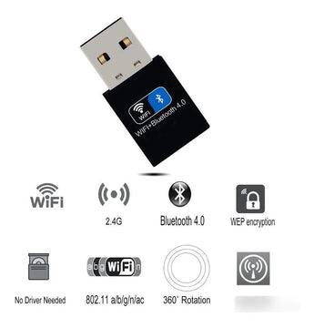 Wifi Y Bluetooth 4.0 150mbps Mini Tarjeta Red Usb
