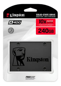 Unidad Estado Solido A400 De 240gb Kingston Negro