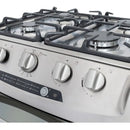 Estufa Orégano Haceb 60 Cms Inox Gas Natural Inoxidable