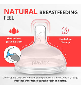 Playtex Baby Biberones Anticólicos Con Forros Desechables