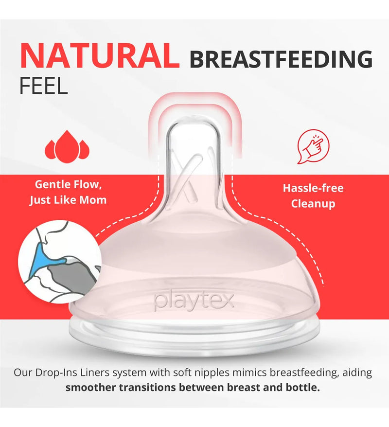 Playtex Baby Biberones Anticólicos Con Forros Desechables