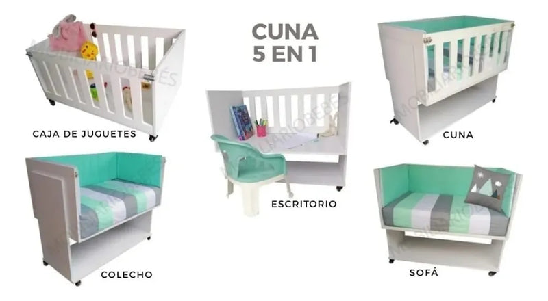 Cuna Tipo Colecho Moises Para Bebé Fabricamos
