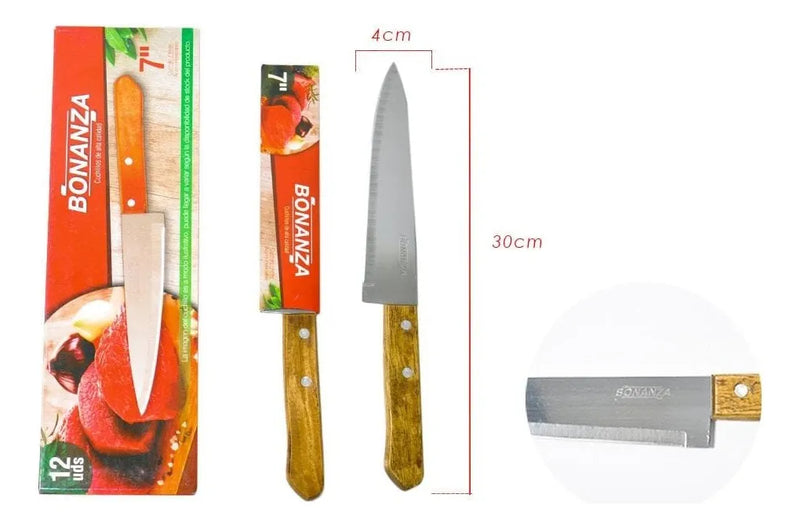 Cuchillo Acero Inoxidable 7 Pulgadas Mixto