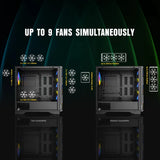 Antec Ax1000 Argb 4 Ventiladores Argb Pwm De 0.157 X 5.512