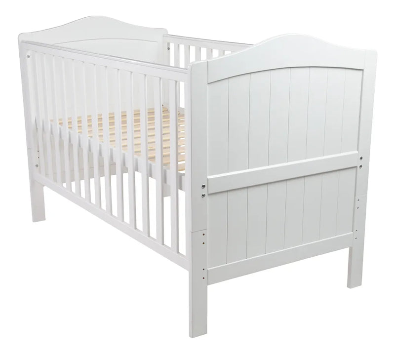 Cuna Cama De Madera Carestino Toledo 140x70 Blanco