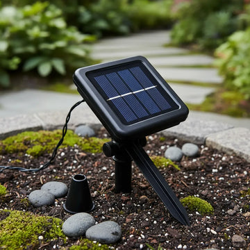 Extension Navideña Multicolor Recarga Solarmente 100 Led