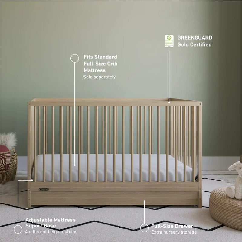 Cuna Graco Teddi 5-en-1, Ultra Versátil Y Segura