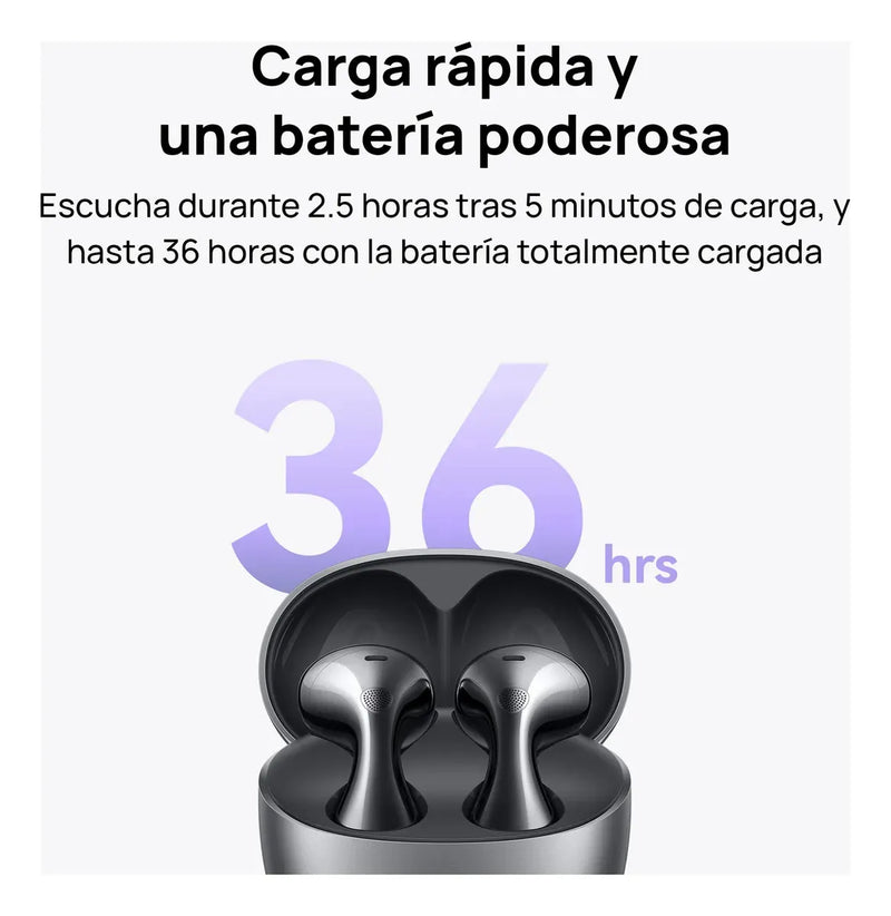 Audífonos Inalámbricos Huawei Freebuds 6 Negro