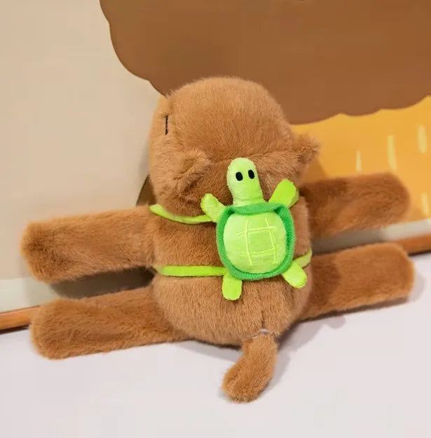 Peluche Pulsera Capibara 16cm Muñeco Juguete Brazalete Color Café